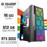 PC Gamer UltraPC Intel Core i5 13400F/512GB SSD/16GB/RTX3050 6GB