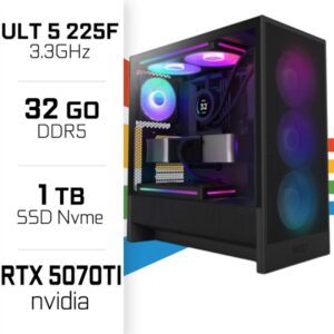 PC Gamer UltraPC Ultra 5 225F/1TB SSD/32GB/RTX5070TI