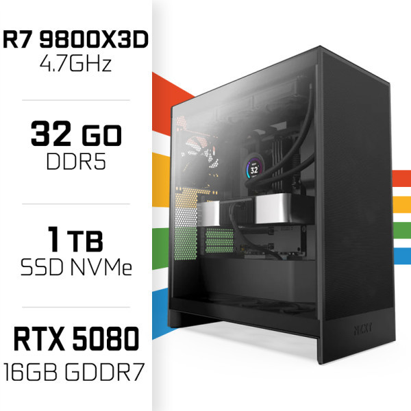 PC Gamer UltraPC Ryzen 7 9800X3D/1TB SSD/32GB DDR5/RTX5080 16GB PC Gamer UltraPC Ryzen 7 9800X3D/1TB SSD/32GB DDR5/RTX5080 16GB – Image 1
