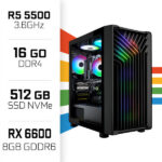 PC Gamer UltraPC Ryzen 5 5500 /16GB/512GB SSD/RX6600 – Image 2