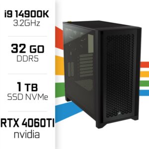 PC Gamer UltraPC Core i9 14900K/1TB SSD/32GB DDR5/RTX4060Ti