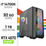PC Gamer UltraPC Core i7 14700K/1TB SSD/32GB DDR5/RTX4070 SUPER – Image 2