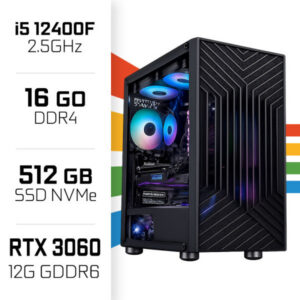 PC Gamer UltraPC Core i5 12400F/512GB SSD/16GB/RTX3060 12GB