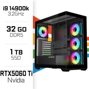 PC Gamer i9 14900K/1TB SSD/32GB DDR5/RTX5060TI 8GB