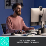 Logitech MX Master 3S (Gris Pâle) – Image 4