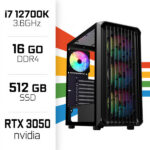 PC Gamer UltraPC Core i7 12700K/512GB SSD/16GB/RTX3050 8GB