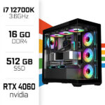 PC Gamer UltraPC Intel Core i7 12700K/512GB SSD/16GB DDR4/RTX4060 – Image 2