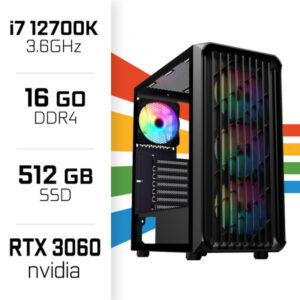 PC Gamer UltraPC Intel Core i7 12700K/512GB SSD/16GB DDR4/RTX3060 12GB