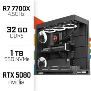 PC Gamer HAVN Ryzen 7 7700X/32GB DDR5/1TB SSD/RTX5080