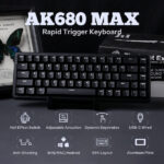 ajazz ak680 max black (Magnetic Switch) Wired – Image 3