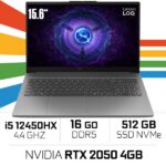 LENOVO LOQ 15IAX9E Intel i5-12450HX/16GB DDR5/512GB SSD/15.6″ 144Hz/RTX 2050 4GB – Image 2