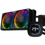 Gamdias Chione M4 240 ARGB LCD Black – Image 2