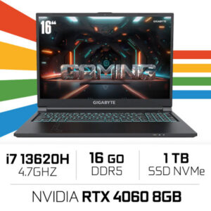 Gigabyte G6 KF-H3EE894KD i7 13620H/16GB DDR5/1TB SSD/RTX4060 8GB/16'' 165Hz