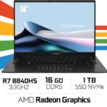 ASUS Zenbook 14 UM3406HA-DRQD032W OLED R7 8840HS/16GB DDR5/1TB SSD/‎AMD Radeon Graphics 14'' (SANS EMBALLAGE) – Image 2