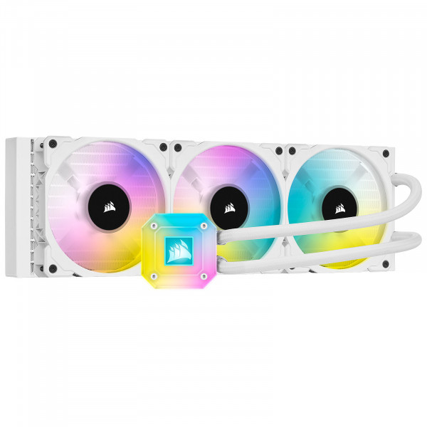 Corsair iCue H150i Elite Capellix (Blanc) Corsair iCue H150i Elite Capellix (Blanc) – Image 1