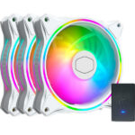 Cooler Master MasterFan MF120 Halo 3in1 (White) – Image 2