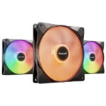 be quiet! Light Wings LX 140 mm PWM Triple Pack Black