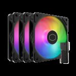 Cooler Master SickleFlow Edge 120 ARGB 3-Pack Fan Kit (Black) – Image 2