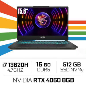 MSI CYBORG A13VF-1623XMA i7-13620H/16GB/512GB NVMe PCIe SSD Gen4/RTX 4060 8GB 15.6" FHD 144Hz