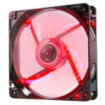 NOX Coolfan 120mm LED Rouge