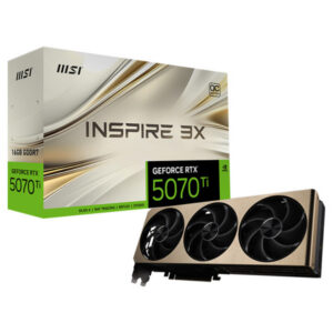 MSI GeForce RTX 5070 Ti 16Go GDDR7 INSPIRE 3X OC PLUS