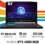 MSI KATANA A15 AI Ryzen 7 8845HS/16GB DDR5 /512GB SSD/RTX4060 15.6" 2K IPS (SANS EMBALLAGE)
