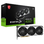 MSI GeForce RTX 4060 Ti VENTUS 3X E OC 8Go GDDR6