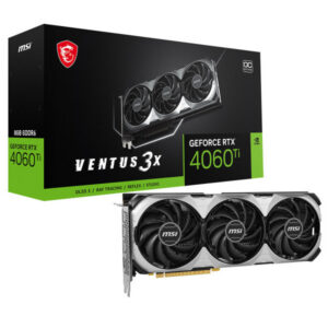 MSI GeForce RTX 4060 Ti VENTUS 3X E OC 8Go GDDR6