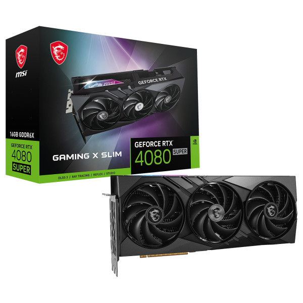 MSI GeForce RTX 4080 SUPER 16G GAMING X SLIM MSI GeForce RTX 4080 SUPER 16G GAMING X SLIM – Image 1