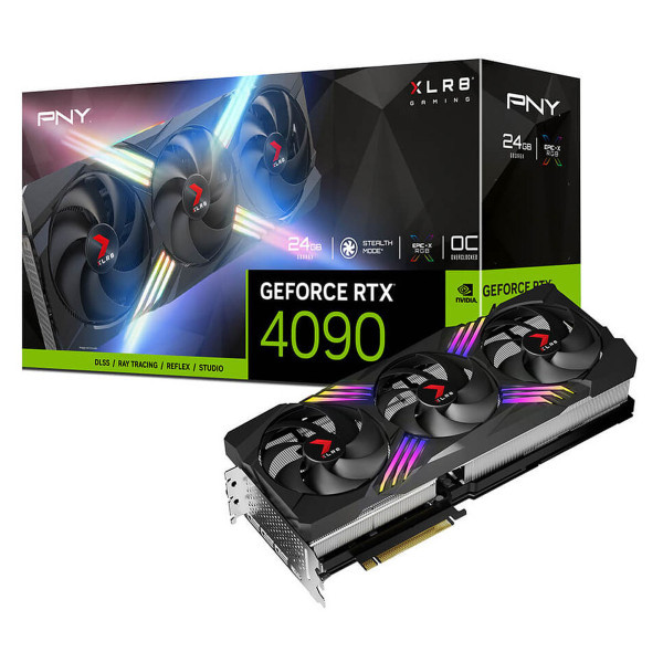 PNY GeForce RTX 4090 24GB XLR8 Gaming VERTO EPIC-X RGB OC 24Go GDDR6X PNY GeForce RTX 4090 24GB XLR8 Gaming VERTO EPIC-X RGB OC 24Go GDDR6X – Image 1
