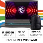 MSI THIN B13UCX-2657MA Intel i7-13620H/16GB DDR4/512GB SSD/RTX 2050 4GB/15.6″ 144Hz/Win11