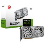 MSI GeForce RTX 4070 VENTUS 2X WHITE 12G OC – Image 2