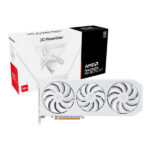 PowerColor Hellhound Spectral White AMD Radeon RX 9070 XT 16Go GDDR6 OC