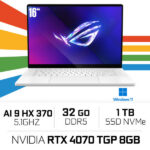 ASUS ROG Zephyrus G16 GA605WI-DR1W Ryzen AI 9 HX 370/32GB DDR5/1TB SSD/RTX 4070 8GB/16" OLED 2.5K 240Hz (SANS EMBALLAGE)