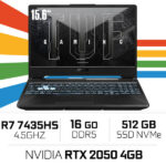 ASUS TUF GAMING A15 FA506NFR-HN008 AMD R7-7435HS/16GB DDR5/512GB SSD/RTX2050 4GB/15.6'' 144Hz
