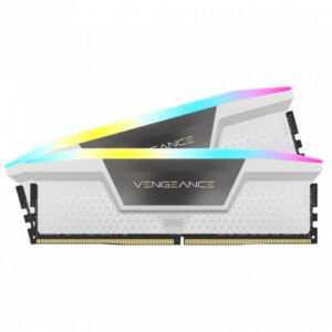 Corsair Vengeance RGB DDR5 32Go (2 x 16Go) 5600 MHz CL36 - Blanc