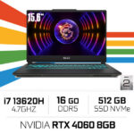 MSI CYBORG 15 A13VF-1473XMA i7 13620H/16GB DDR5/512GB/RTX4060 8GB 15.6" 144Hz