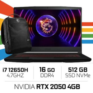 MSI THIN B12UCX-1893MA i7-12650H/16GB DDR4/512GB SSD/RTX2050 /15.6'' 144Hz