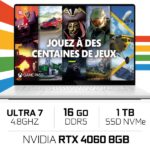 Asus ROG Zephyrus G16-GU605MV-Q28W intel Ultra 7 /16GB/1TB SSD/RTX 4060/16" OLED(SANS EMBALLAGE)