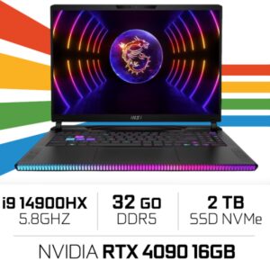 MSI Raider GE68HX 14VIG i9-14900HX/32GB/2TB SSD/RTX4090 16GB/ 16" 240Hz IPS