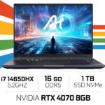 Gigabyte AORUS 16X ASG-53FRC54SH /i714650HX/16GB DDR5 / 1TB/RTX 4070 8GB – Image 2