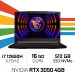 MSI Thin GF63 12UC i7-12650H/16GB/512GB SSD/RTX3050 4GB/15.6'' – Image 2