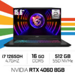 MSI Cyborg 15 A12VF-1281XMA i7-12650H/16GB/512GB SSD/RTX4060 8GB/15.6'' 144Hz IPS – Image 2