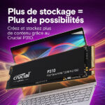 Crucial P310 1TB NVMe M.2 PCIe 4.0 – Image 3