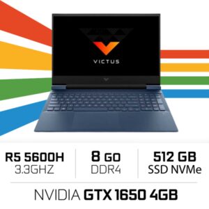 HP VICTUS 16 AMD R5 5600H/8GB/512GB SSD/GTX1650 4GB/16.1'' 144Hz