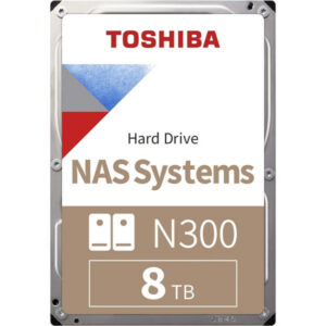 Toshiba N300 NAS 3.5" 8TB (HDWG480UZSVA)