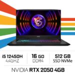 MSI Thin GF63 12UCX i5-12450H/16GB/512GB SSD/RTX2050 4GB/15.6''