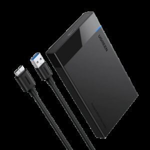 UGREEN USB 3.0 Boîtier Externe pour Disque Dur 2,5 Pouces SATA III II I HDD SSD(30848)