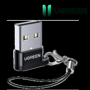 Ugreen Adaptateur USB-A Male 2.0 to USB-C Female NOIR