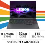 Lenovo Legion Pro 5 16ARX8 R7 7745HX/32GB/1TB SSD/RTX4070/16'' 240Hz